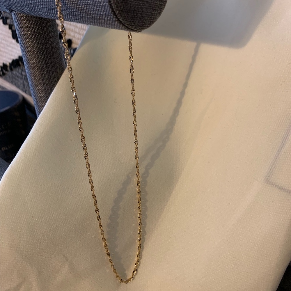 New 10K Yellow Gold Necklace